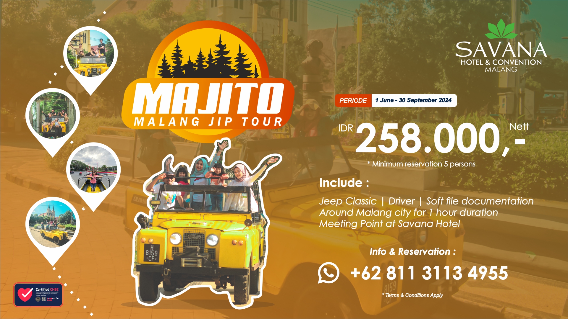 Majito Jeep TV lift